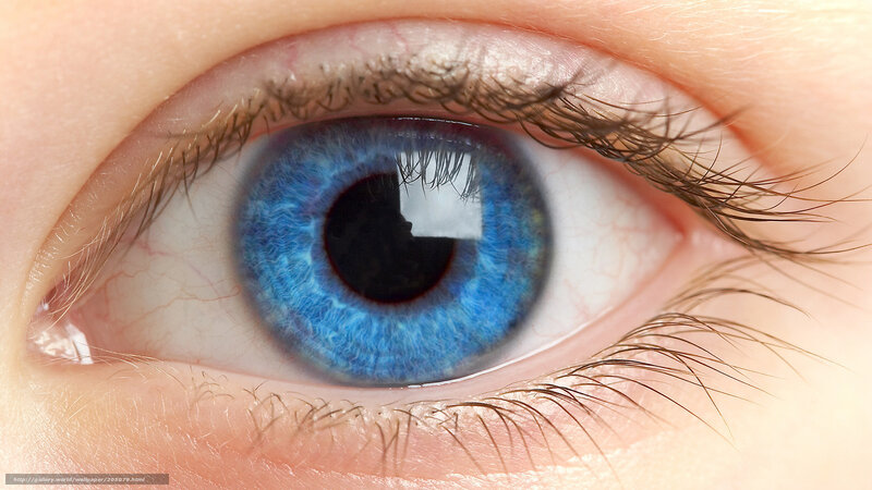 Blue Human Eye
