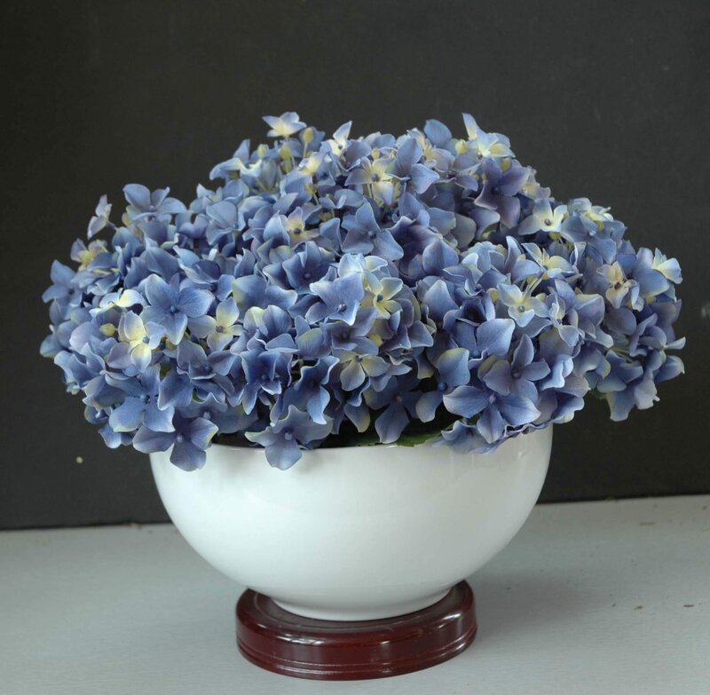 Blue Hydrangea Bouquet — Calm, Photograph
