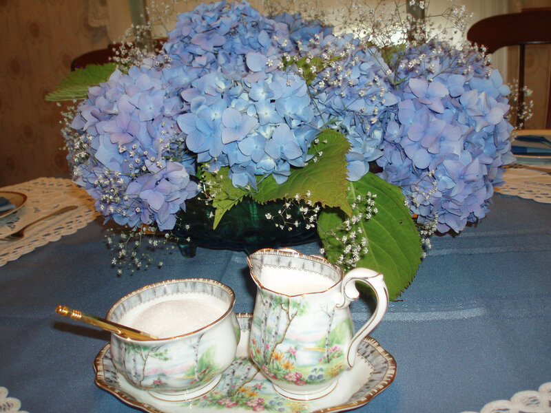 Blue Hydrangea Bouquet — Serene