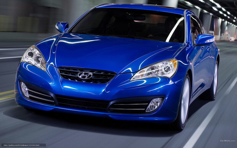 blue hyundai genesis coupe