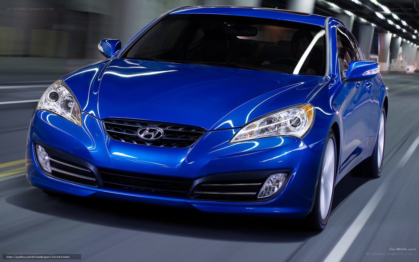 blue hyundai genesis coupe