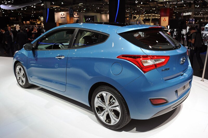 Blue Hyundai I30 — Neutral