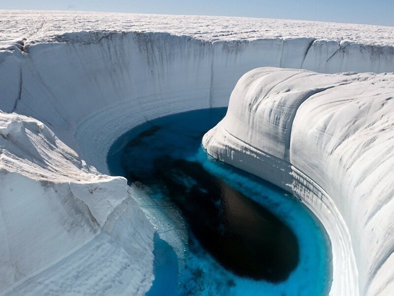 Blue Ice Cave — White