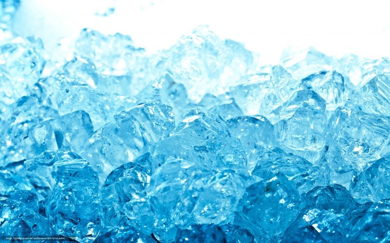 Blue Ice Cubes — Cool