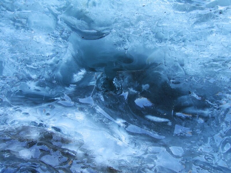 Blue Ice Formation — Cold