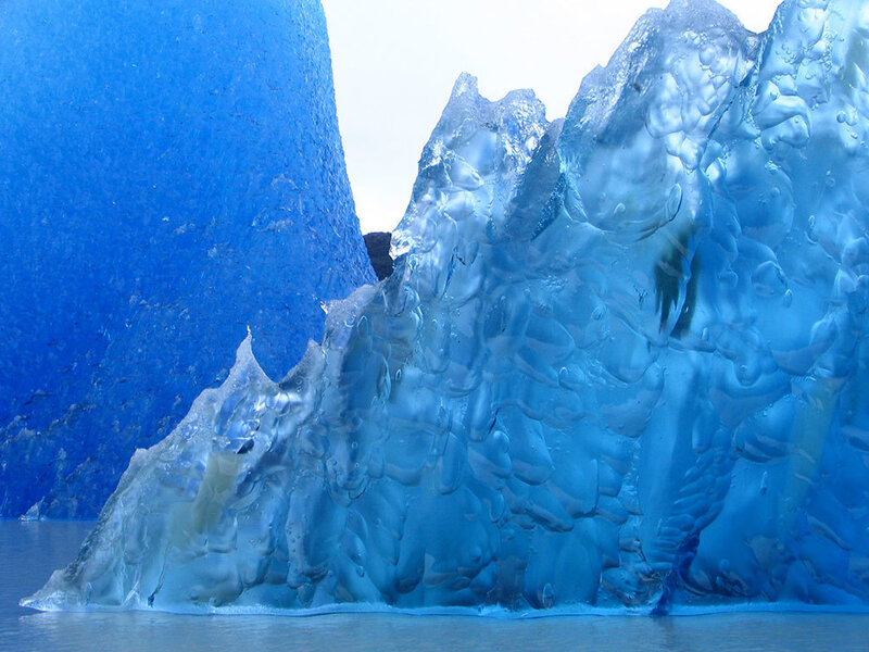 Blue Ice Formations — Serene