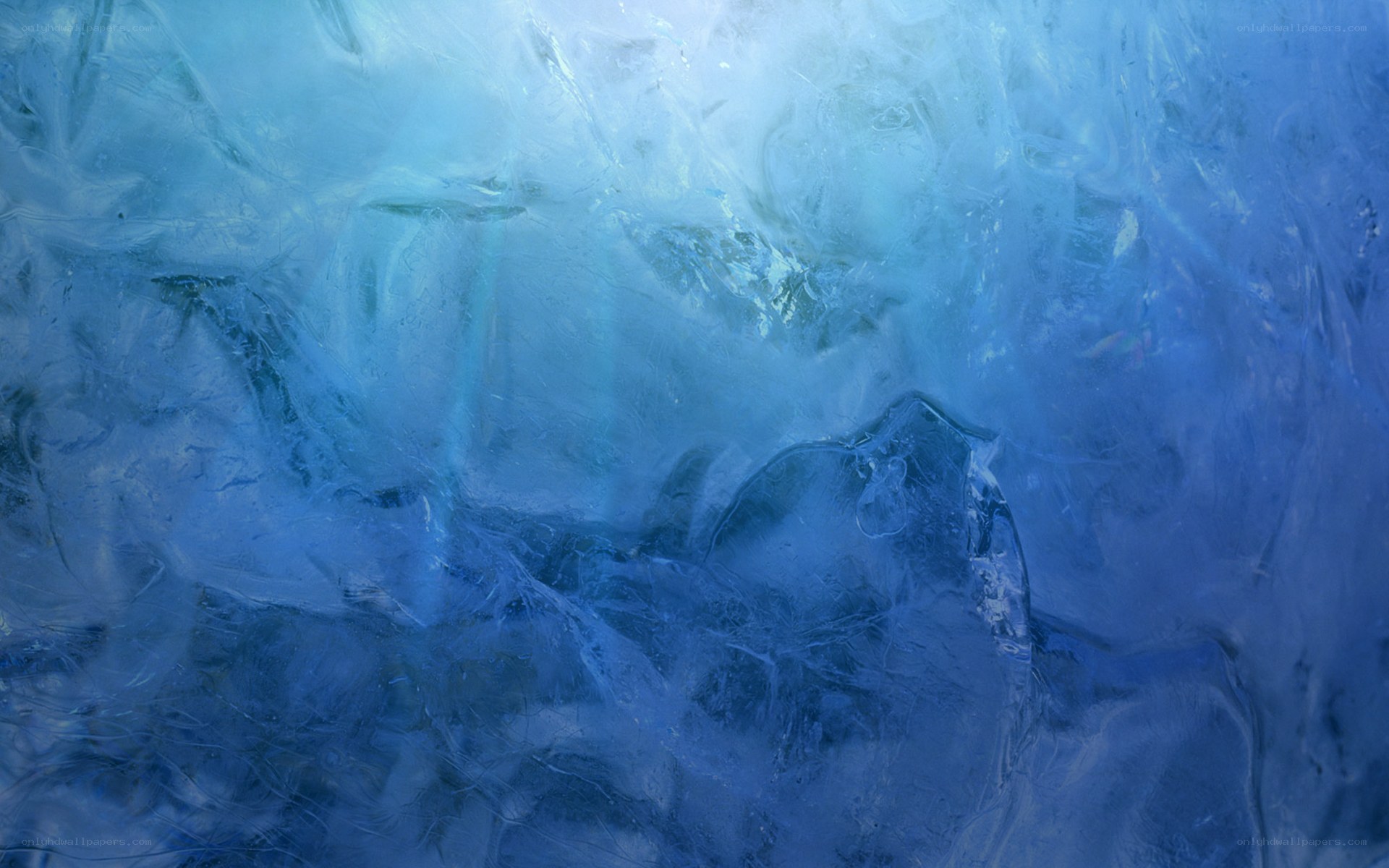 blue ice texture