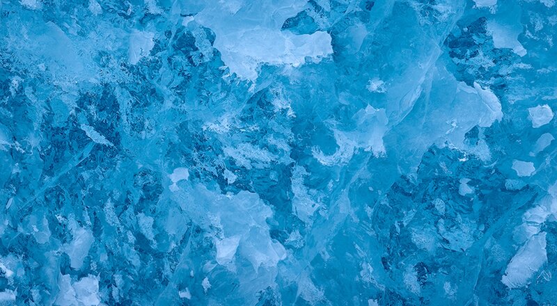 Blue Ice Texture — Cold