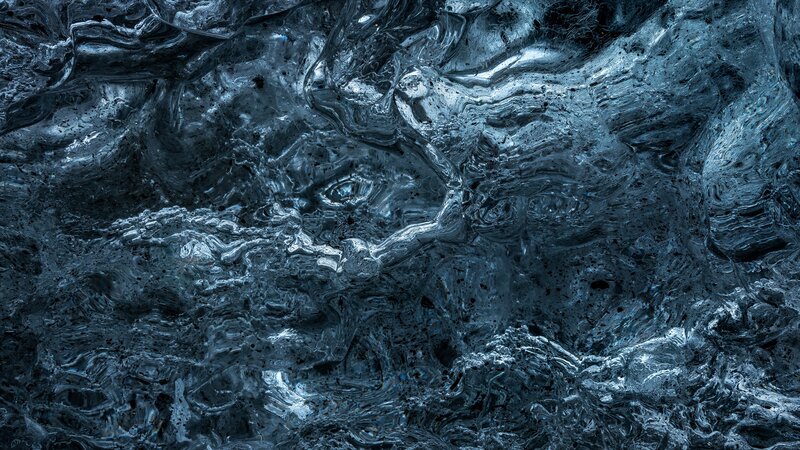 Blue Ice Texture — Dark