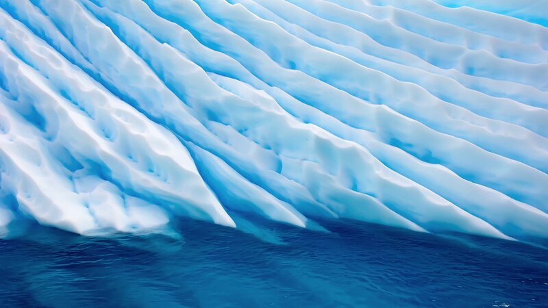 Blue Iceberg Surface