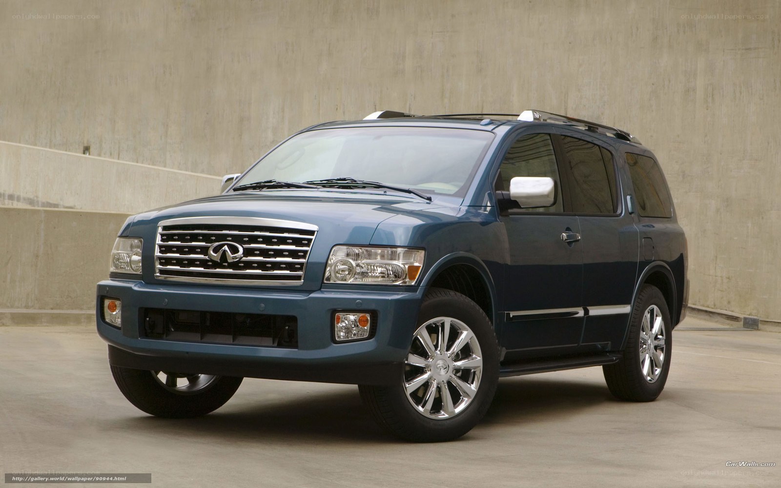 blue infiniti fx suv