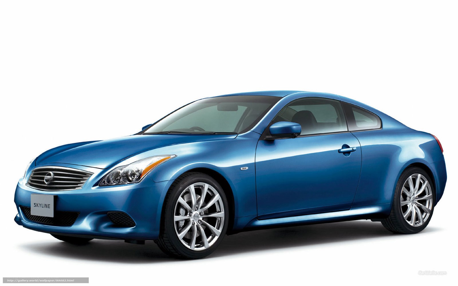 Blue Infiniti G37 Coupe