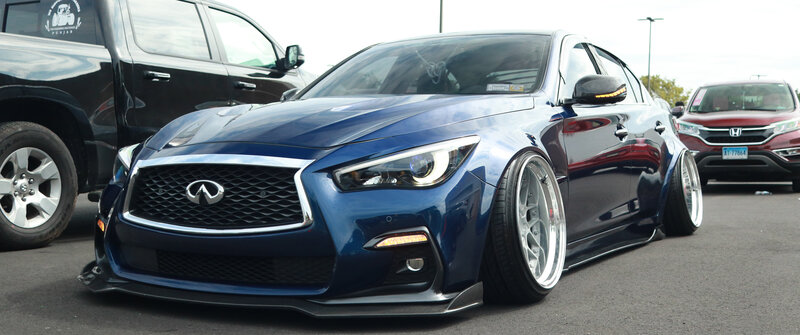 Blue Infinits Car