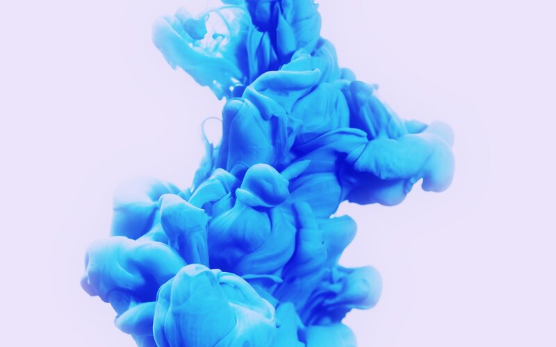 Blue Ink in Water — Serene