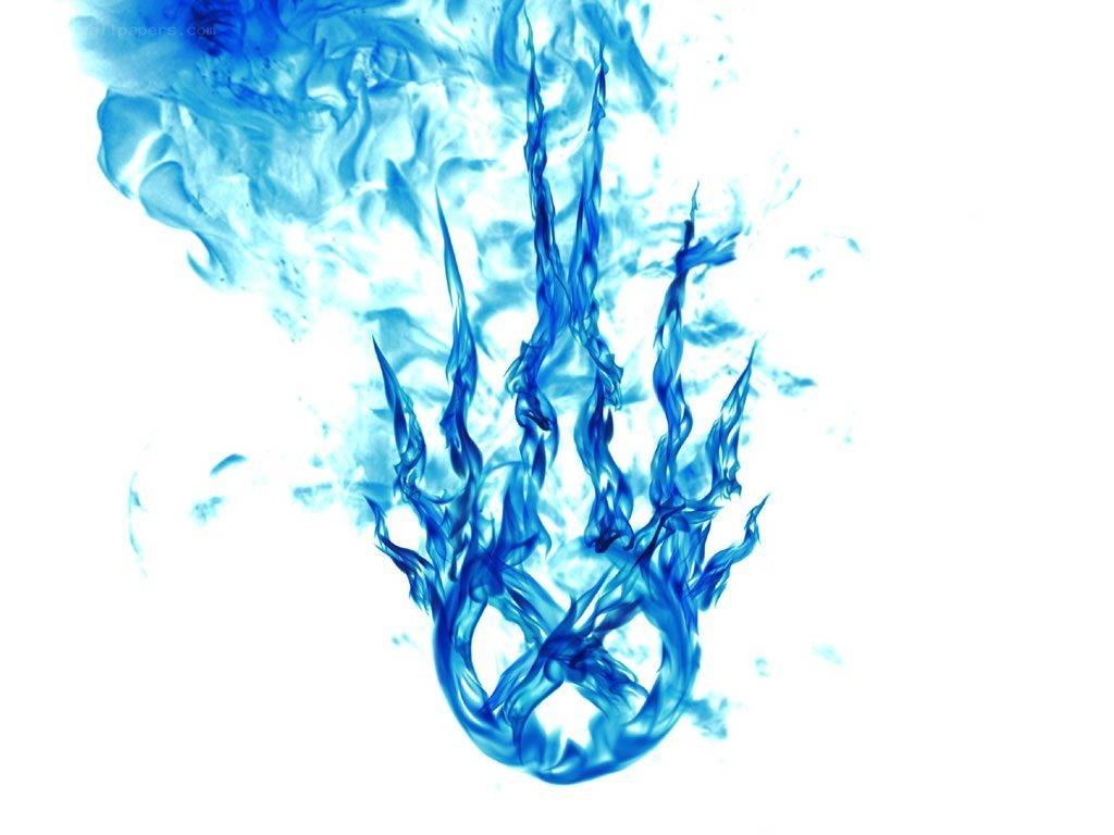 blue ink swirl design