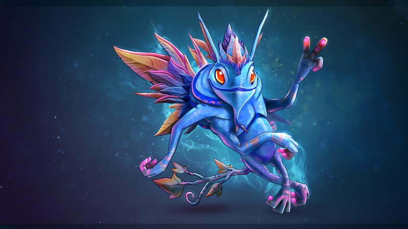 Blue Insectoid Creature