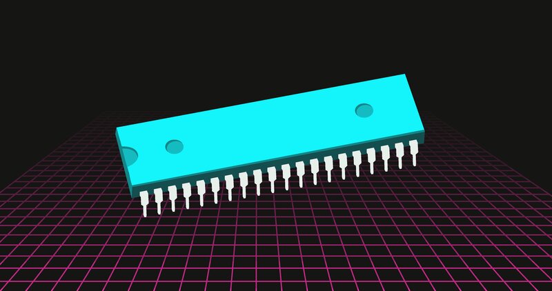 Blue Integrated Circuit