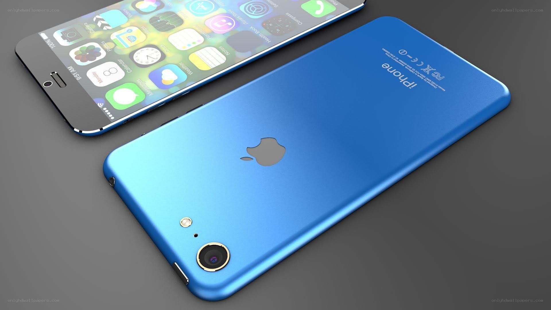 Blue iPhone concept design