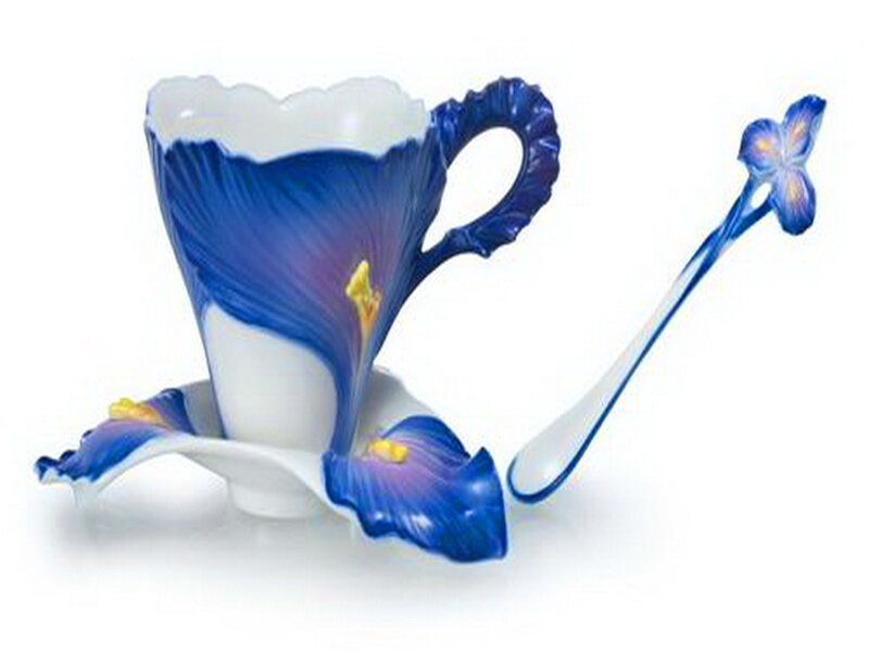 Blue Iris Tea Set
