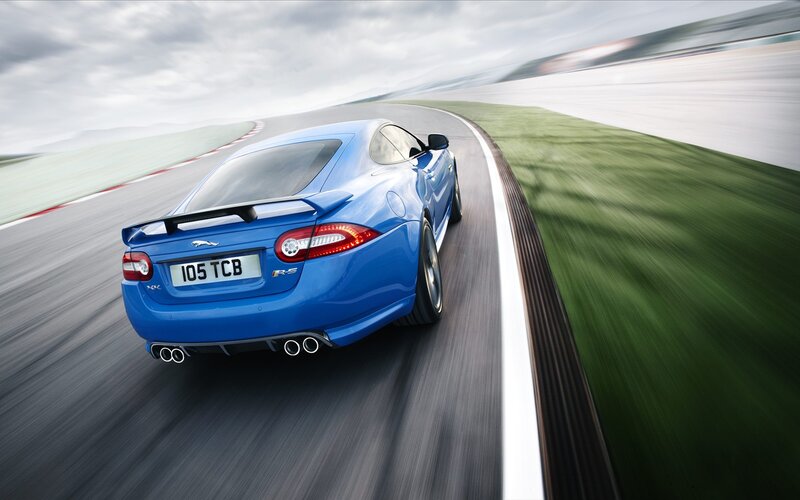 Blue Jaguar Car — Dynamic, Photograph