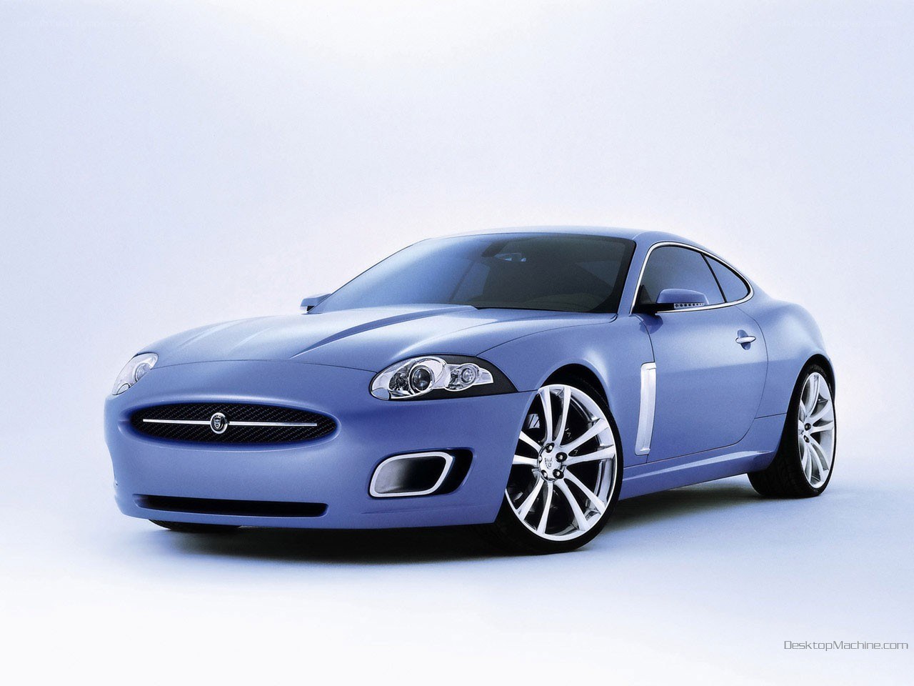 blue jaguar concept car