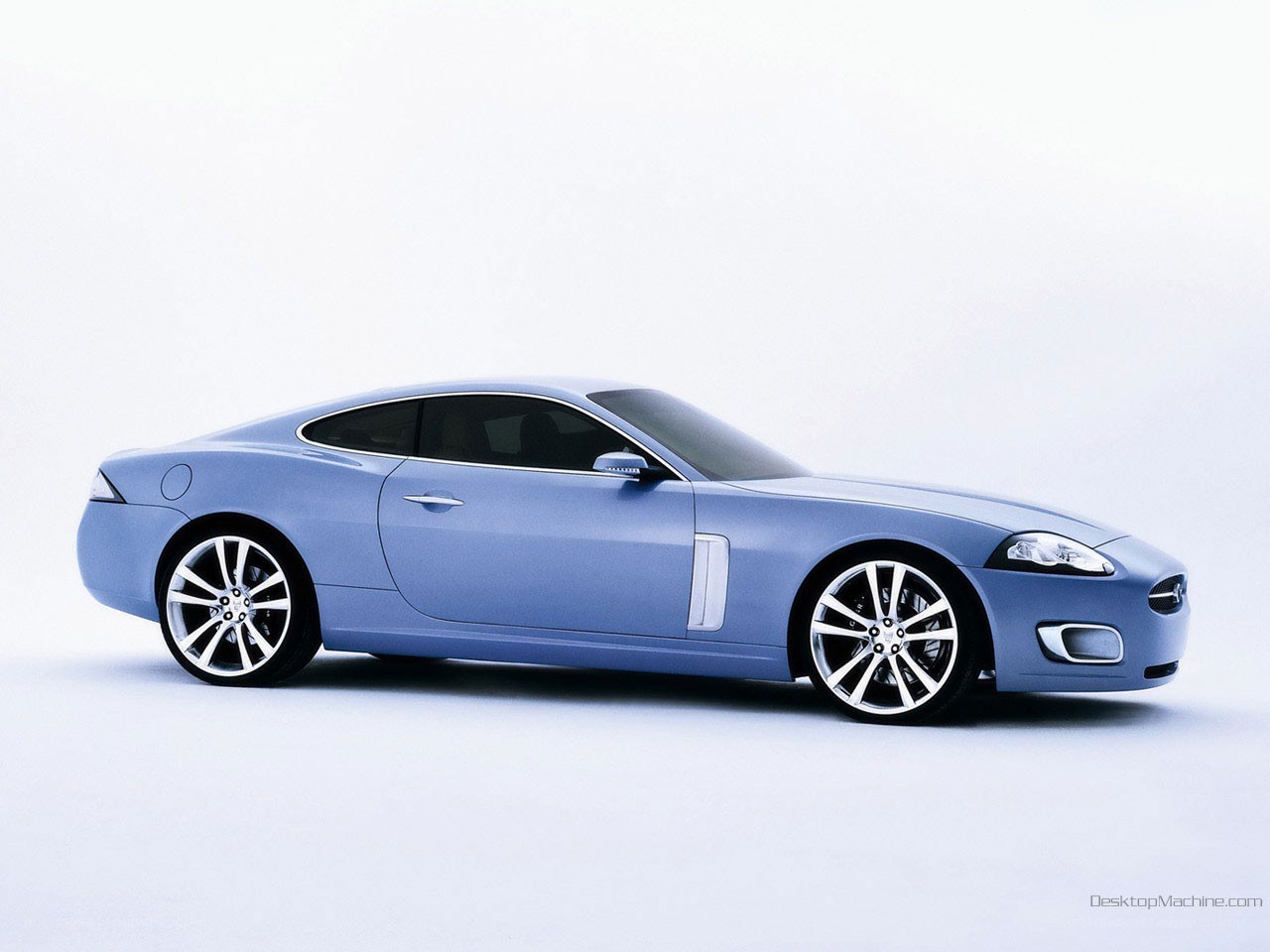 blue jaguar concept car