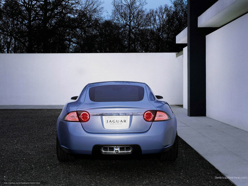 Blue Jaguar Concept Car — Serene