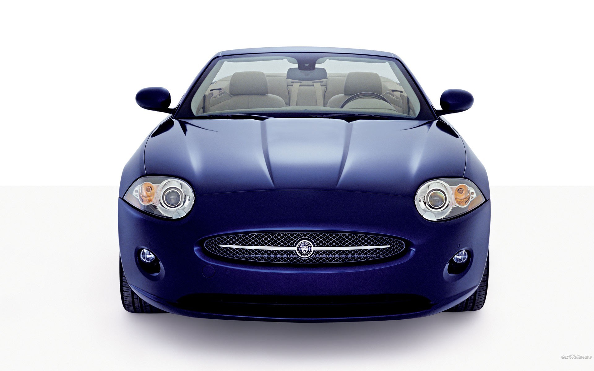 blue jaguar convertible