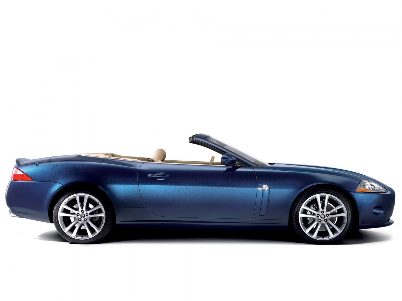 blue jaguar convertible