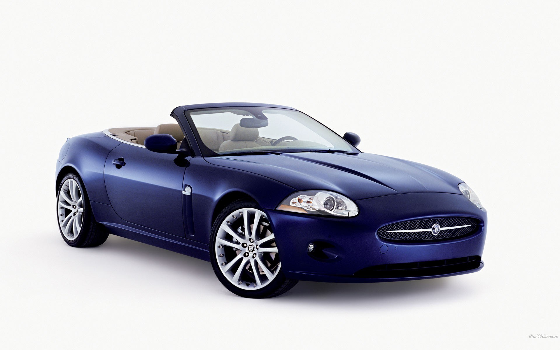 blue jaguar convertible car
