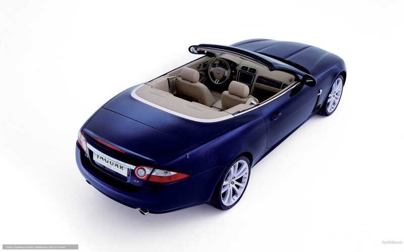 Blue Jaguar Convertible — Clean, Modern