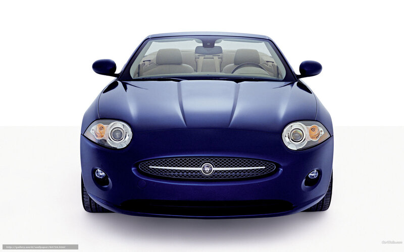 Blue Jaguar Convertible — Neutral, Photograph
