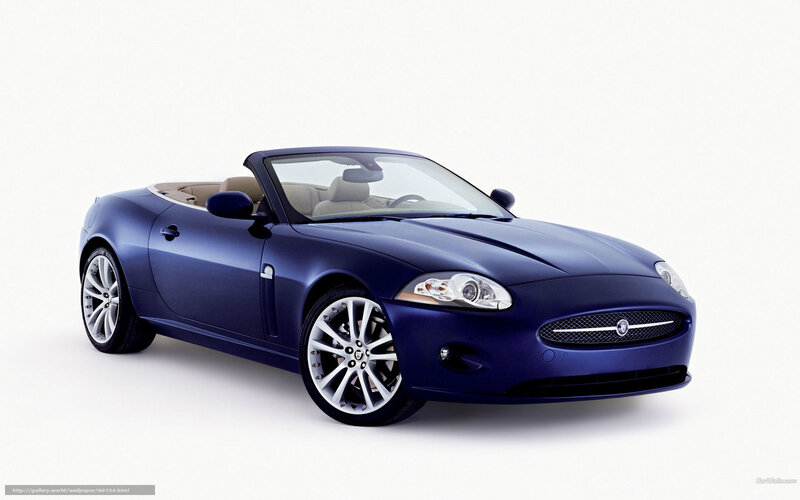 Blue Jaguar Convertible — Neutral