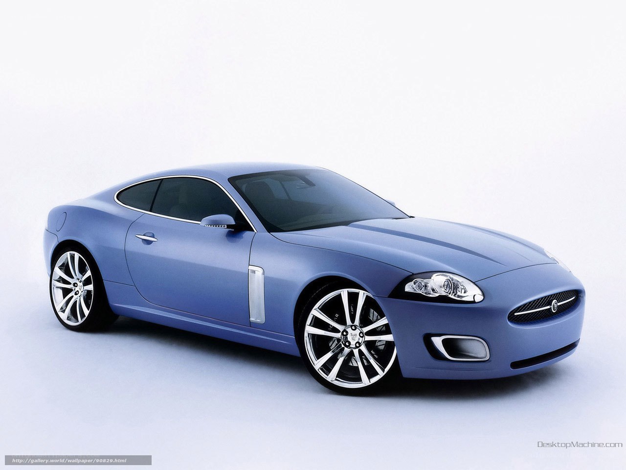 blue jaguar coupe car