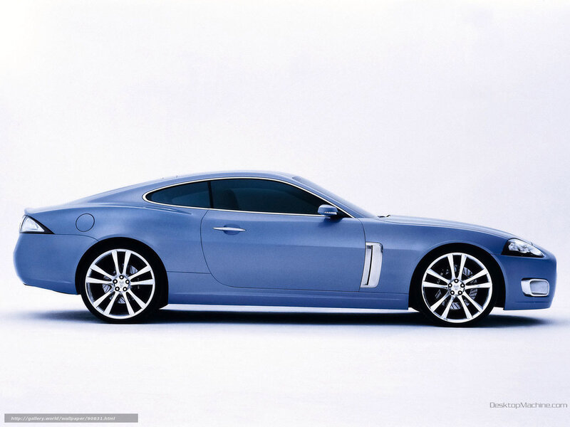 Blue Jaguar Coupe — Neutral, Photograph