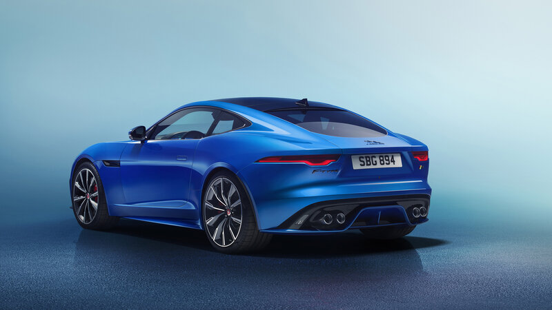Blue Jaguar F-type — Dramatic, Photograph