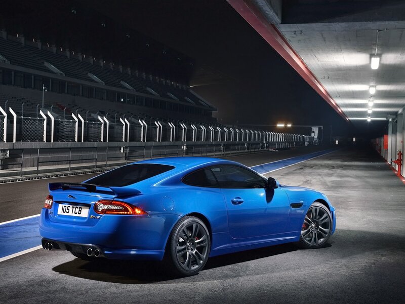 Blue Jaguar F-type