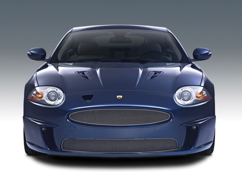 blue jaguar sports car