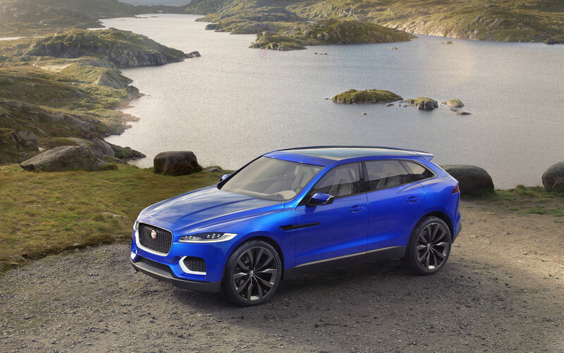 Blue Jaguar Suv — Serene