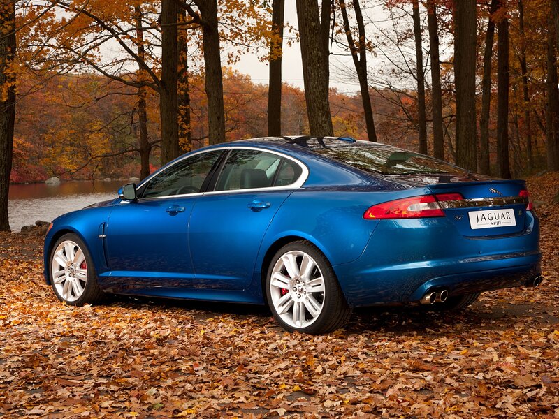 Blue Jaguar Xf R