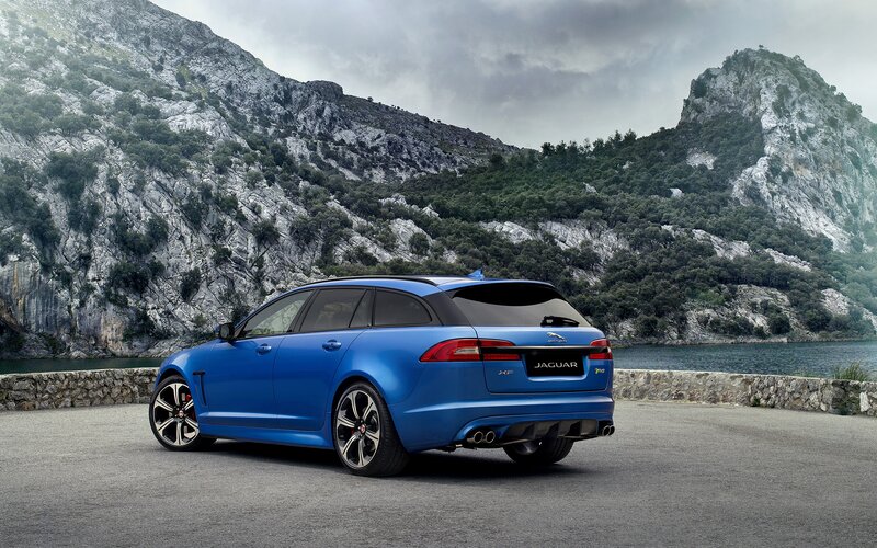 Blue Jaguar Xf Station Wagon