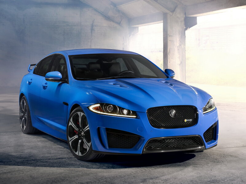 Blue Jaguar Xfr-s — Dramatic