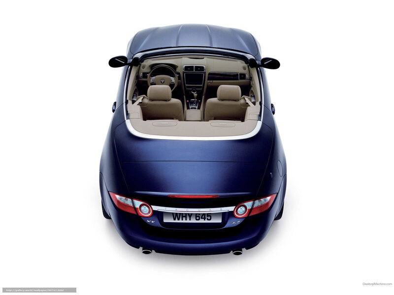 Blue Jaguar Xk Convertible — Neutral
