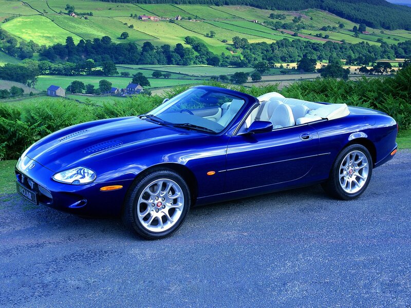 Blue Jaguar Xk Convertible — Serene
