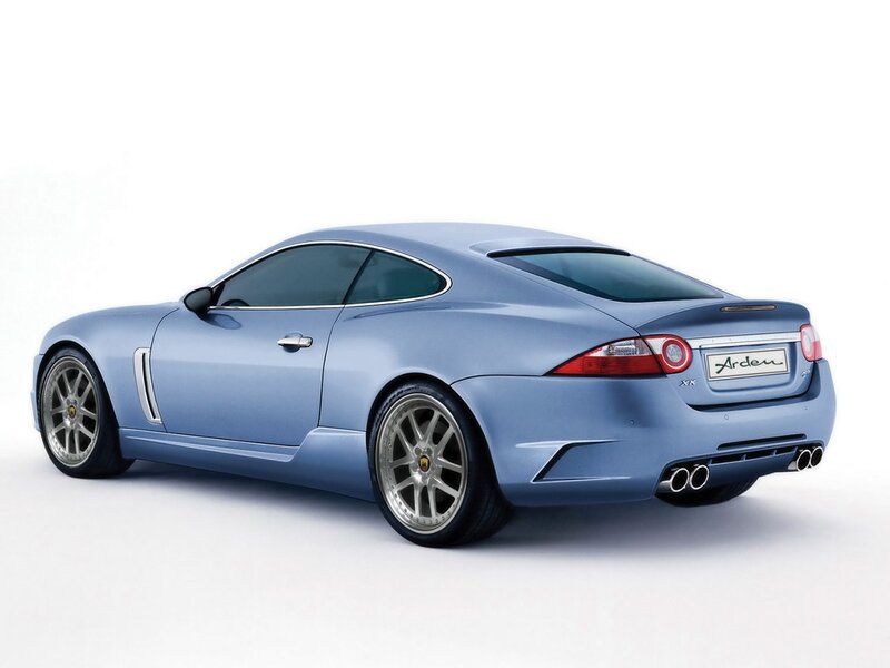 Blue Jaguar XKR Arden