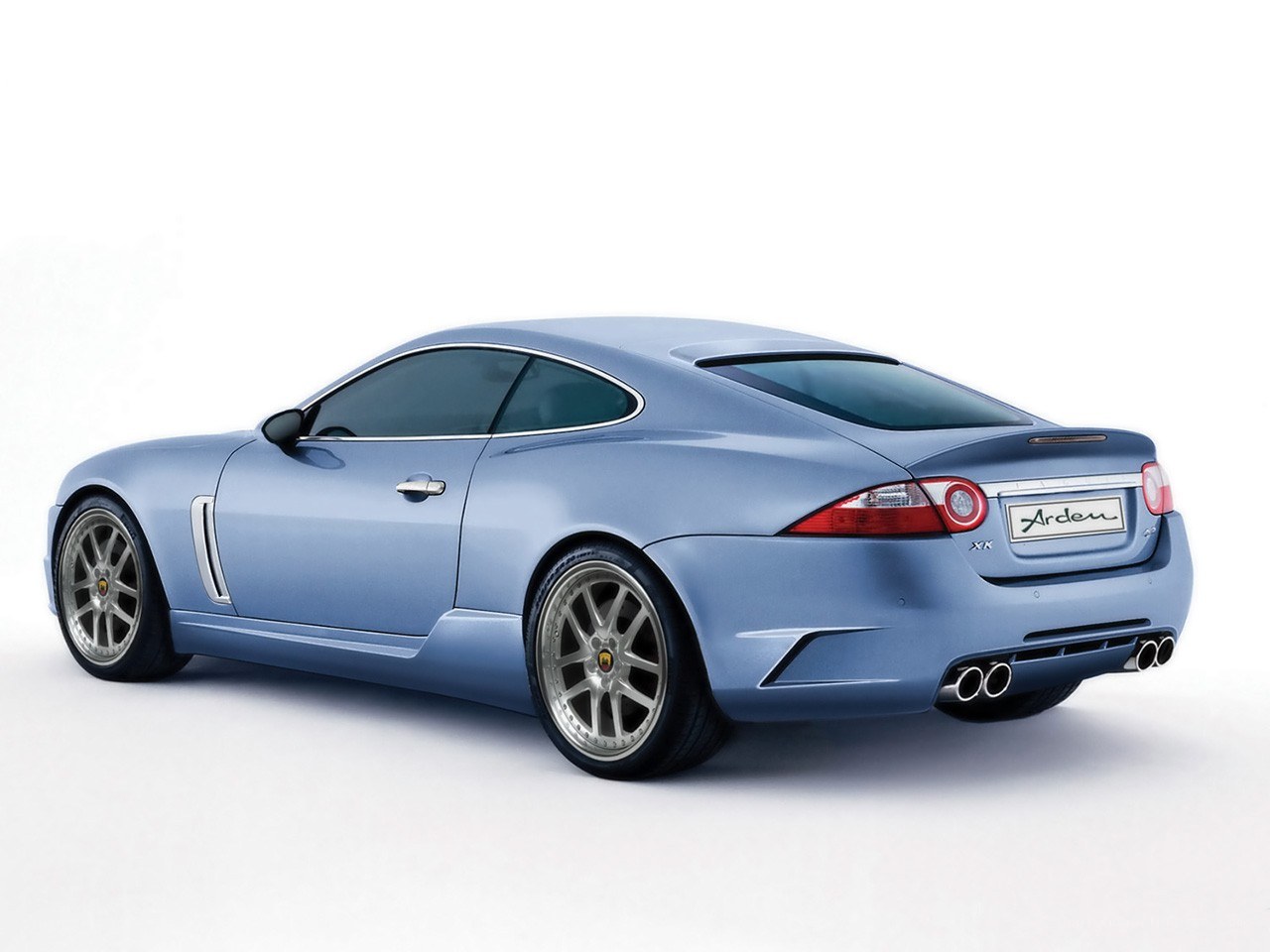 Blue Jaguar XKR Arden