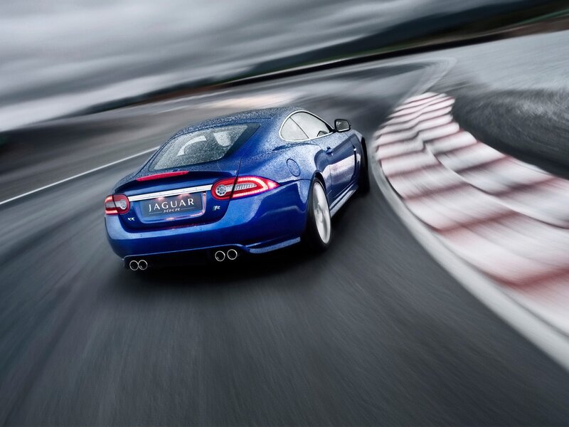 Blue Jaguar Xkr Car