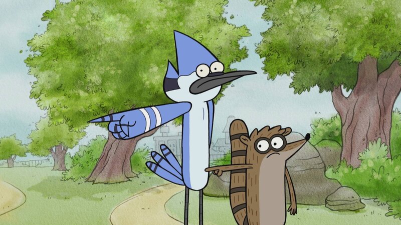 Blue Jay and Raccoon — Green