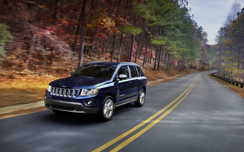 Blue Jeep Compass