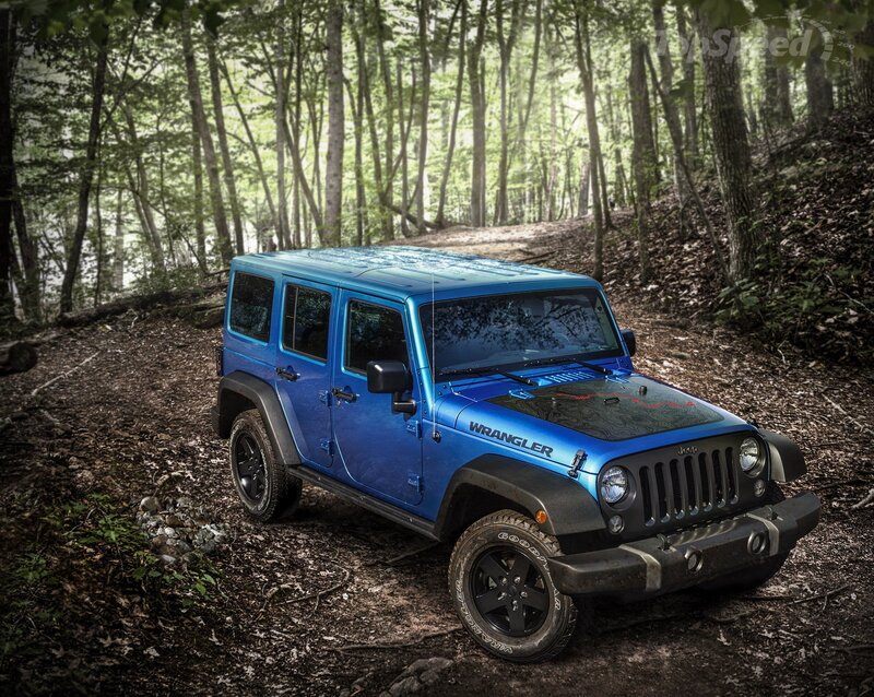 Blue Jeep Wrangler — Adventurous